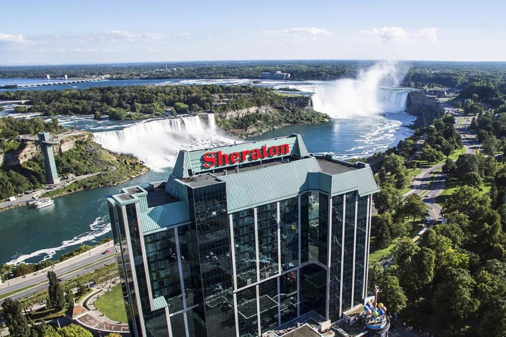 Sheraton Hotel Overlooking Niagara Falls, Ontario 