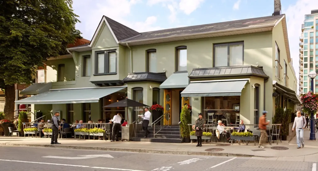 sassafraz restaurant in Yorkville Toronto
