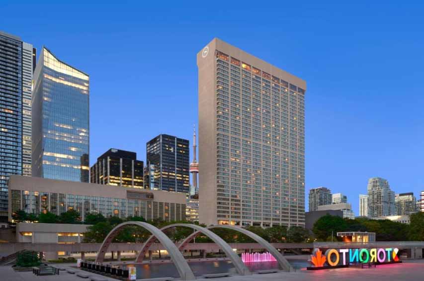 Sheraton centre hotel building in downtown Toronto