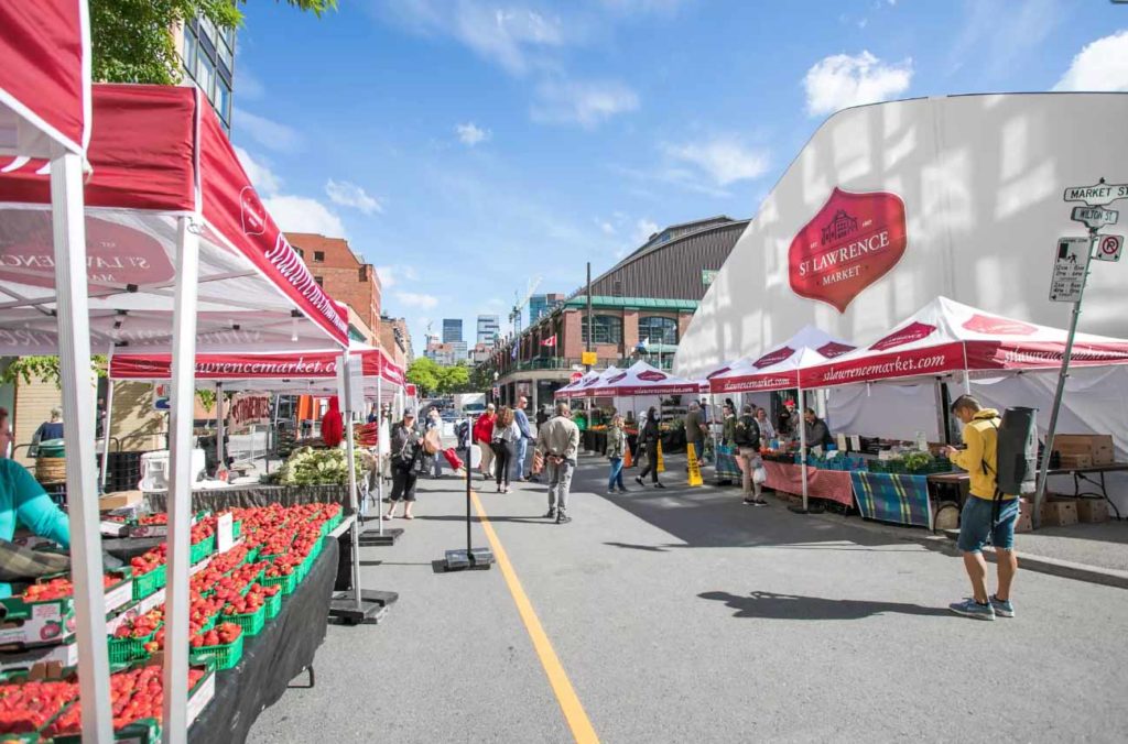 Farmers Market in Liberty Village Area Toronto