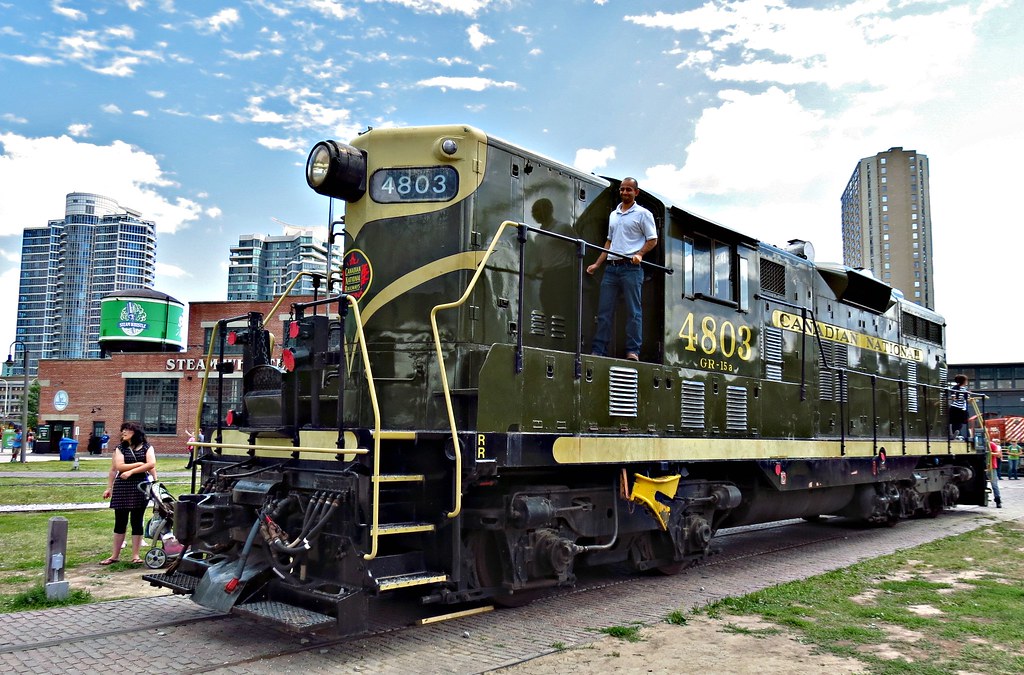 Toronto Rail Museum near Rogers Centre 