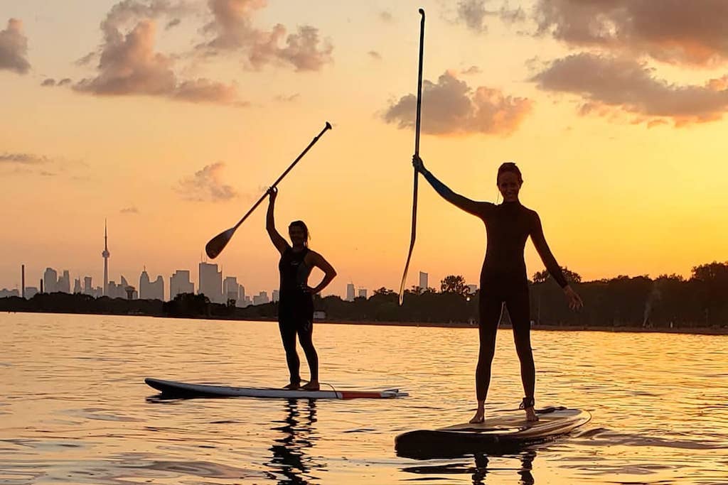 Water activities in Toronto SUP