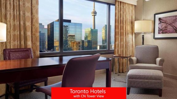 Toronto hotels with cn tower view