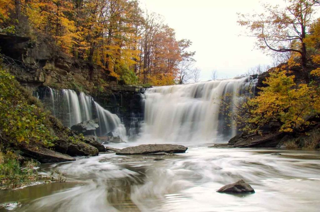 top waterfalls in Ontario Balls' Fall 