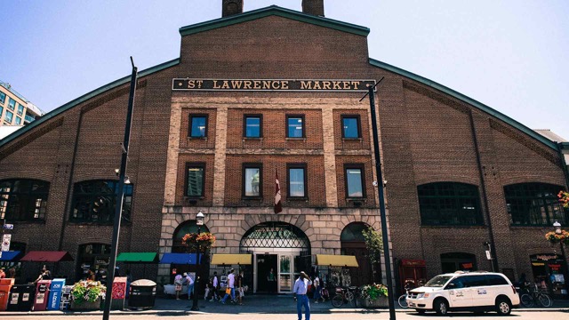 St. Lawrence Market close to illusion museum in toronto