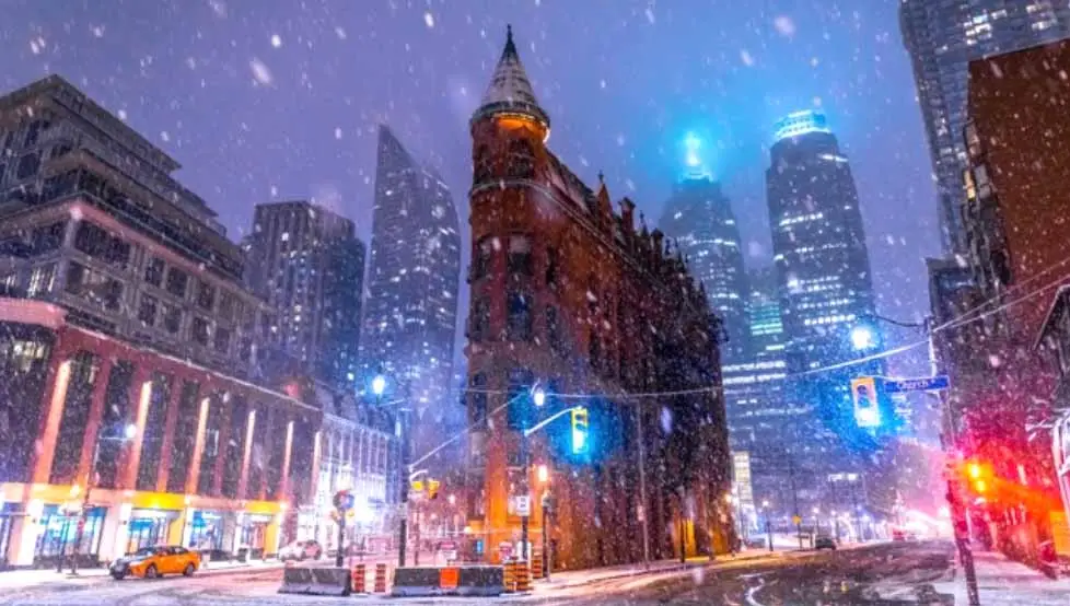 Toronto winter in Yorkville