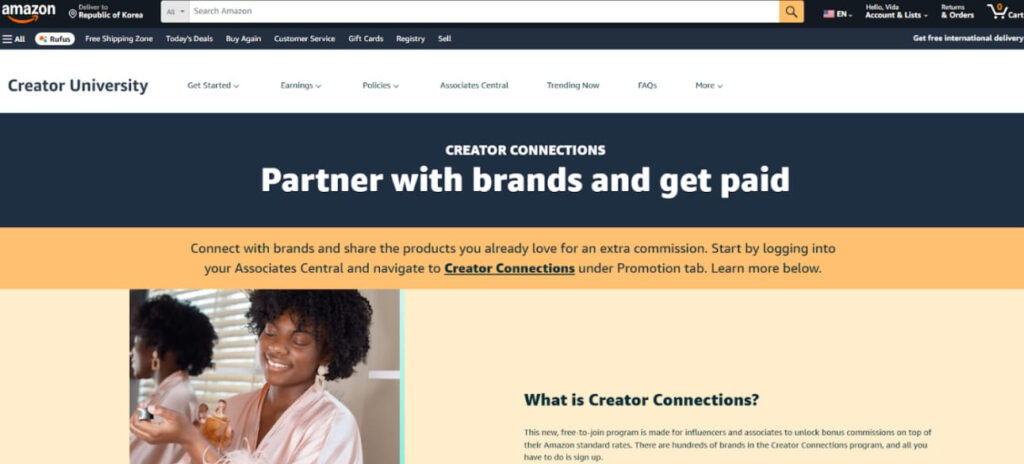 Amazon Creator Connection