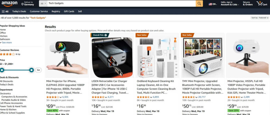 Amazon Tech Items